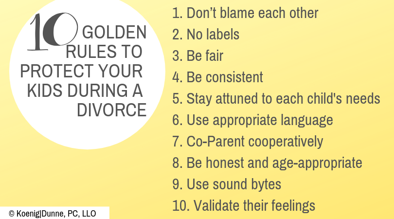 10 Golden Rules to Protect Your Kids During a Divorce